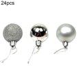 thumbnail image 2 of 24Pcs Christmas Tree Balls Festival Home Party Mall  Hanging Decor Ornament, 2 of 10