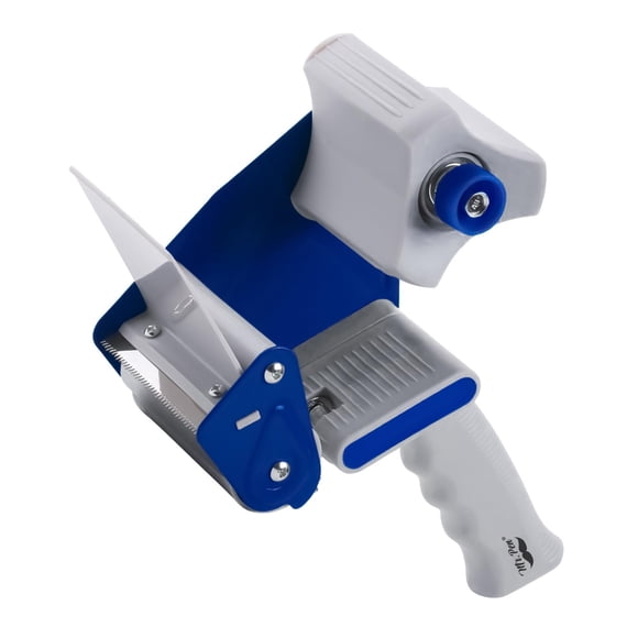Heavy Duty Packaging Tape Dispenser, 2 Inch Tape Gun with Clear Tape, Packaging Tape Dispenser（blue）