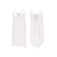 thumbnail image 3 of Innerwin Mini Dress Solid Color Ladies Tank Party Scoop Neck Baggy Summer Beach Sundress White L, 3 of 8