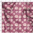 thumbnail image 4 of Soimoi Polyester Crepe Fabric Peony Floral Print Fabric by The Yard 42 Inch Wide, 4 of 6
