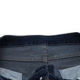 thumbnail image 4 of EOYWHK Mens 100% Denim Shorts Ripped Jean Shorts Stretch Elastic Waist Relaxed Fit Button Zipper Shorts with Pockets, 4 of 5