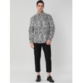 thumbnail image 4 of INSPIRE CHIC Chemise en Coton à Manches Longues Boutonnée à Imprimé Léopard Vintage pour Homme, 4 of 7