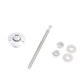 thumbnail image 4 of Ruiboury Lightweight Hood Lock For Car Modification Security Sleek Affordable Electroplated silver DP17-32 5Set, 4 of 6