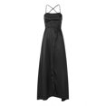 thumbnail image 4 of Ketyyh-chn99 Robes de Soirée pour Femmes Robes de Soirée pour Mariage Maxi Robe de Soirée Élégante Taille Haute Robe de Fête de Mariage Robe Longue Noir,TG, 4 of 5