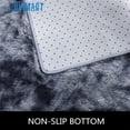thumbnail image 4 of SUSUZI 5' x 7' Shaggy Area Rug, 2 Inch Thick Fluffy Plush Carpet with Non-Slip PVC Back, Soft Polypropylene Floor Rug for Bedroom Living Room Kids Room Home Décor,Dark Gray, 4 of 7