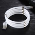 thumbnail image 3 of 3ft Type-C Magnetic Charging Cable Tangle-Free Data 4A Fast Charge Cable, 3 of 8