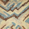 thumbnail image 1 of Ahgly Tapis d'Intérieur Carré Abstrait Marron Or, 5 Pieds Carré, 1 of 6