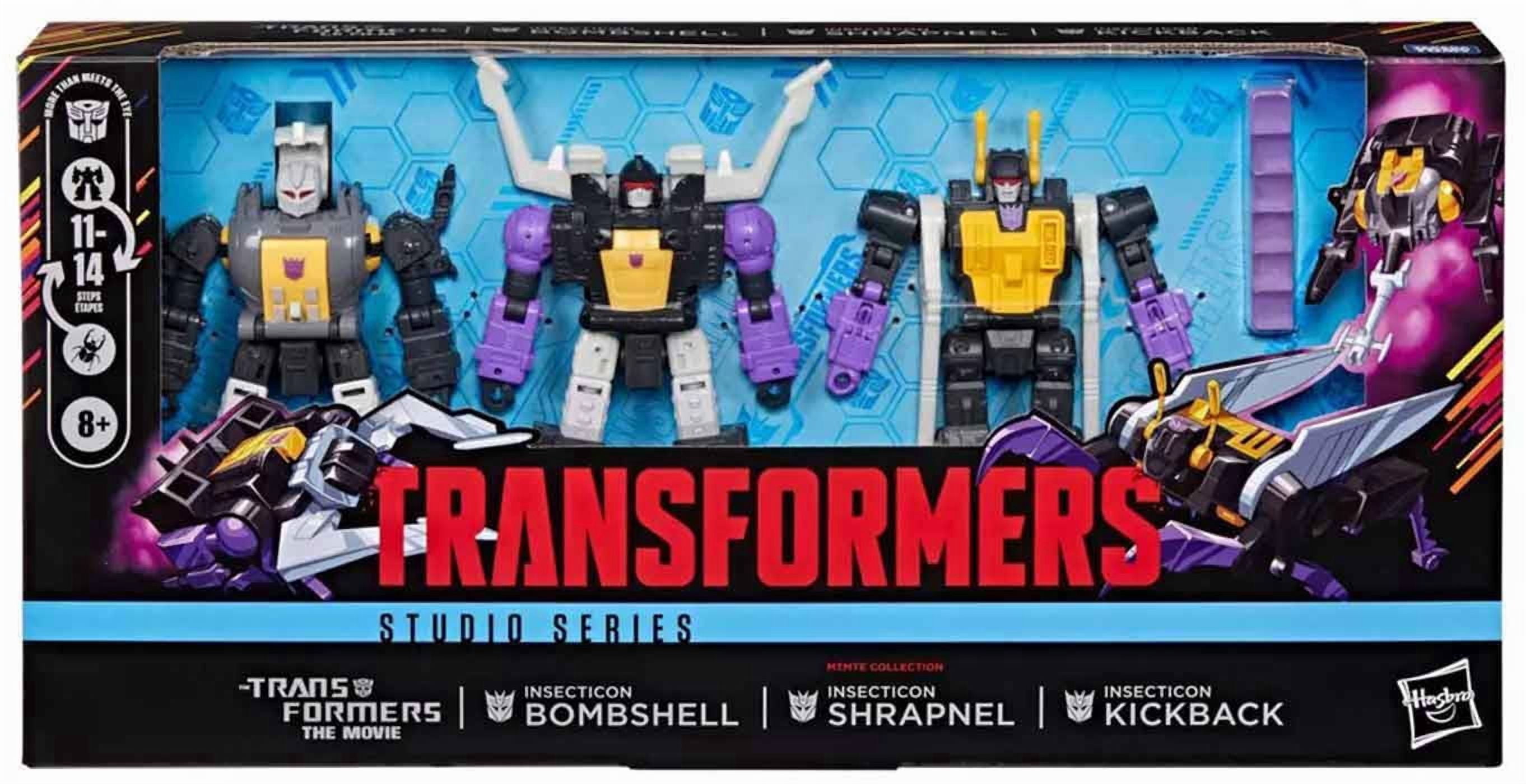 Transformers Studio Series 6 Inch Action Figure Deluxe Class Exclusive - Insecticon 3-Pack