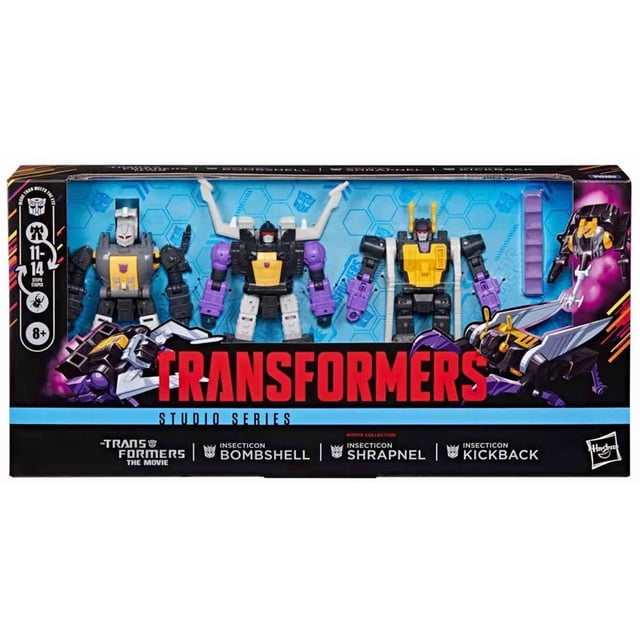 Transformers Studio Series 6 Inch Action Figure Deluxe Class Exclusive - Insecticon 3-Pack