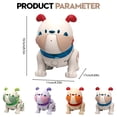 thumbnail image 3 of IMENGL Educational Games Learning Toys Education Toys Sensitive Interactive Mechanical Dog Music Dance Recording Reread Remote Toy Dog Activities for Toddlers 1-3,Toddler Magnets for Refrigerator,An, 3 of 9