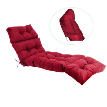 Chaise Lounger Cushion 72.8" Sunproof Waterproof Inlife Garden Patio Rocking Chair Cushion