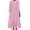 Pink, variant on Womens Cotton Linen Maxi Dresses, Button Tunic Dress Crewneck Neck Long Sleeve Pleated a Line Flowy Long Dresses Summer Dresses for Teens White XXL