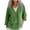 AA-Green, variant on QATAINLAV Long Sleeve Shirts for Women Loose Fit Cotton Linen Beach Tops Solid Color Dressy Casual V Neck Pulllover Blouse Vacation Outfits Sales Prime Black M