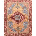 thumbnail image 1 of Ahgly Company Indoor Rectangle Abstract Brown Persian Area Rugs, 7' x 10', 1 of 6