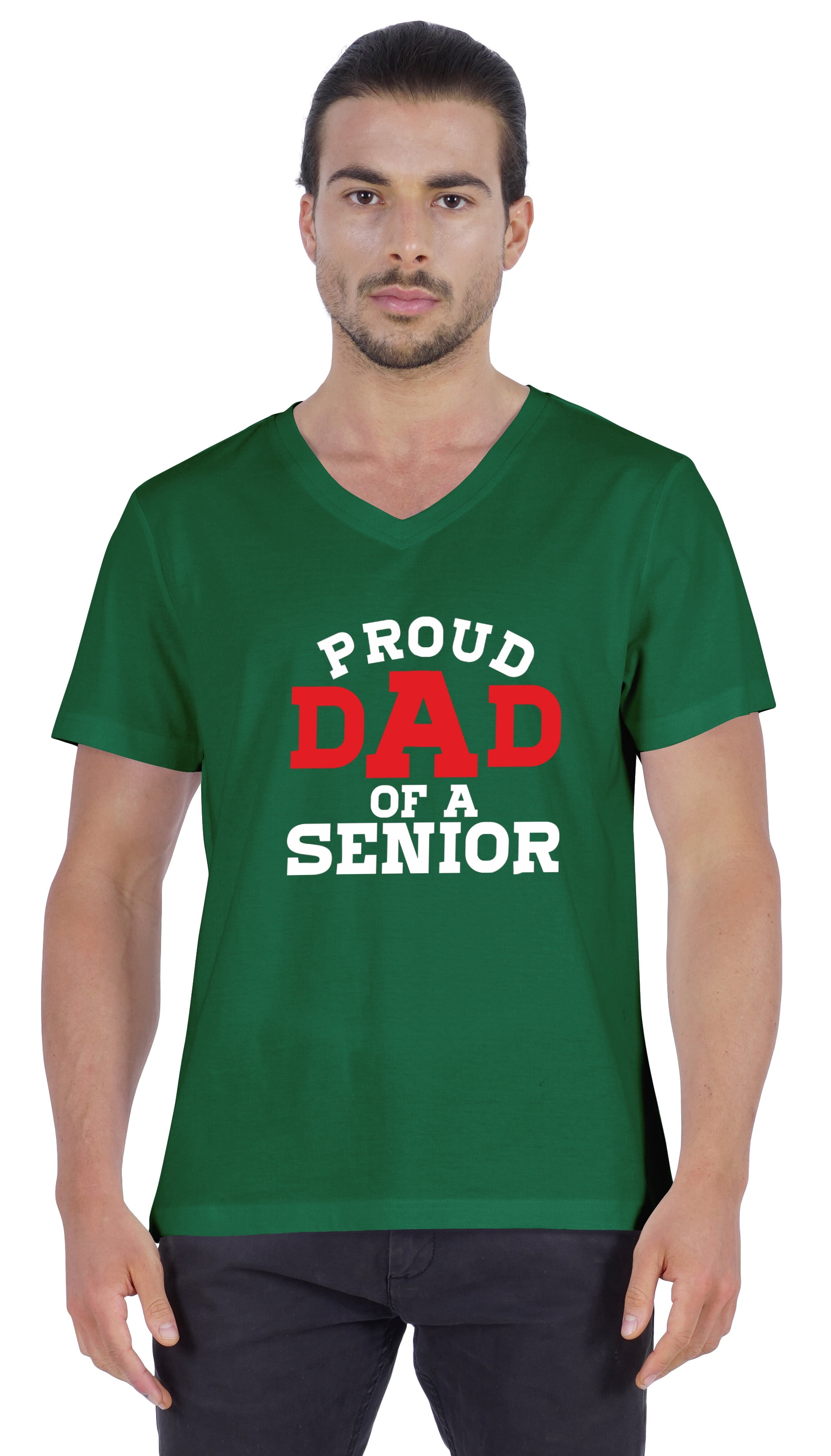 Inkmeso Mens Gradution Tee Shirt Proud Dad Of A Senior€ Graphic Print Tshirt For Daddy Gift