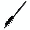 thumbnail image 3 of Ground Drill with Handle Auger Bit 100 mm Double Spirals Steel Black, 3 of 4