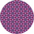 thumbnail image 1 of Ahgly Tapis d'Intérieur Lavable en Machine Carré Transitionnel Orchidée Violet, 3 Pieds Carré, 1 of 7