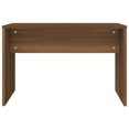 thumbnail image 2 of vidaXL Dressing Stool Brown Oak 70x35x45 cm Engineered Wood, 2 of 4