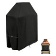 thumbnail image 3 of Waterproof Fireplace Cover for Outdoor Wood Burning Fire Pits with Reinforced Top Edge and Wind-Secure Bottom Drawstring (600D), 3 of 5