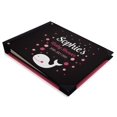 thumbnail image 2 of Darling Souvenir Grey Whale Fish & Dot Hardbound Cover Personalized Printed Baby ShowerGuestbookScrapbook-7 x 9 Inches, 2 of 5