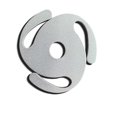 thumbnail image 1 of Aluminum LP Vinyl Record Player 45 RPM Balanced Metal Disc Stabilizer Weight Clamp Turntable For 7" Vinyl Stability, 1 of 5