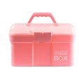 thumbnail image 1 of POINTERTECK Art Tools Organizer Varnishes Polish Storage Box Plastic Makeup Holder Cosmetic Container, 1 of 8