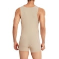 thumbnail image 4 of EOYWHK Mens Jumpsuits Athletic Compression Gym Workout Bodysuit Slim Fit Tank Seamless Stretch Relaxed Fit Undershirts Overalls, 4 of 4