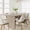Grey, variant on Bingirl 70-Inch Oval Dining Table for 6 - 8 People: Large Kitchen Table with Thick, Sturdy Wooden Base - Farmhouse Style for Kitchen, Living Room, Office (Natural Finish)