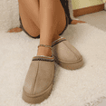 thumbnail image 2 of Women Platform Home Slippers Chunky Soft Sole Slip-On Winter Boots, 2 of 5
