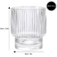 thumbnail image 2 of Verre Old Fashion Côtelé 340ml, Ensemble de 4, 2 of 3