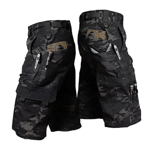 Pantalon Cargo pour Homme, Pantalon de Travail Léger avec Multiples Poches pour Activités de Plein Air, Randonnée, Pêche, Voyage