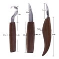 thumbnail image 3 of Yeacher Wood Carving Cutter Chisel Woodworking Cutter Hand Tool Set Peeling Woodcarving Sculptural Tools Carving Cutters, 3 of 8