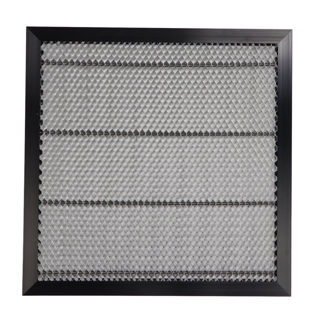 Machine de Découpe Laser Plateforme en Alliage d'Aluminium Table de Travail Laser 400x400mm Design en Maille
