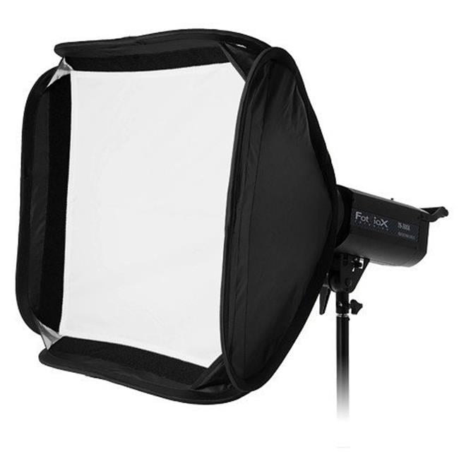 Fotodiox SB-Fldbl-20x20-BronImpct 20 x 20 in. Pro Foldable Softbox Plus Grid with Broncolor Speedring for Broncolor Impact, Visatec &amp; Compatible Strobes