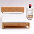 thumbnail image 1 of serony 1:12 Maison de Poupée Lit Simple Modèle Miniatures Style Mobilier Mobilier 1/12 Lit Simple Ornement de Chambre, 1 of 8
