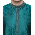 thumbnail image 4 of Kurta Pyjama pour Homme Vêtements Inde Mariage Fête (Vert, 3TG), 4 of 5
