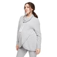 thumbnail image 4 of Paisley Sky Maternity Cowl Neckline Tunic, 4 of 6