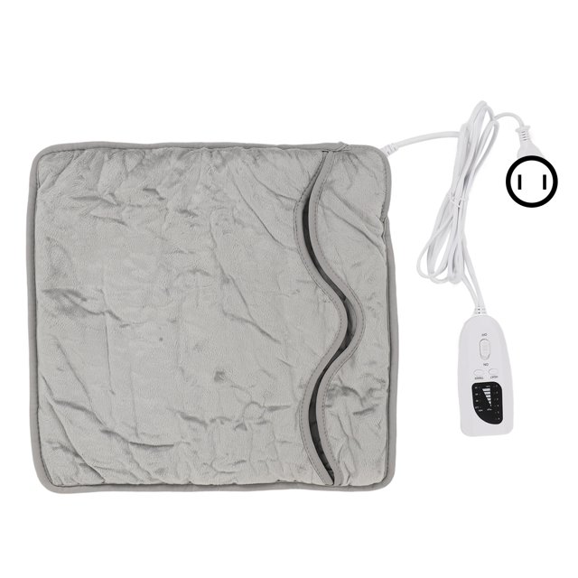 Electric Heated Foot Warmer, Foot Heating Pad Adjustable Temperature Promote Blood Circulation Portable Auto Shut Off Soft For Men Women For Office US Plug 110V
