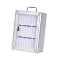 thumbnail image 4 of Esquirla Phone Storage Cabinet Aluminum Alloy Transparent Door Dormitory Phone Locker 24 Slots, 4 of 8