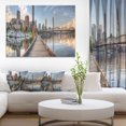thumbnail image 1 of Marina Along the River - Landscape Photography Canvas Print, 1 of 3