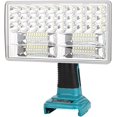 thumbnail image 1 of Lampe de Travail pour Bosch 18V Batterie, 3300LM Lampe de Travail LED Sans Fil Rechargeable Portable Bosch Flood, Port USB, pour Réparation de Voiture Randonnée Camping Garage avec 3 Modes & 110° de Pivotement, 1 of 7