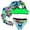style-03 Green, variant on gdxvjhbj Swim Suit for Girls Girl's 3 Piece Bikini Bathing Suit Printed Sport Swimsuits with Shorts Cove Up Sets Teen Girl's Swimwear Size 11-12 (Hot Pink,11-12 Years)