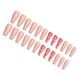 thumbnail image 2 of ruzhgo Length Coffin Fake Nail Scratch Resistant Press-on Fingernails Removable Trimble Nail Tip Adjustable Manicure Stickers Girls Type 1 Type 9, 2 of 6