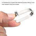 thumbnail image 4 of Uxcell 10x6mm Kayak Paddle Snaps, Hollow Button Single Pin Lock Tube Spring Clips for Tent Pole, 8 Pack, 4 of 6