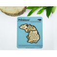 thumbnail image 3 of USA Michigan State Map Wooden Magnet Souvenir Fridge Magnet Gift, 3 of 5