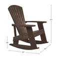 thumbnail image 2 of Capterra Casual Berceuse Adirondack - Greystone, 2 of 2