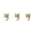 thumbnail image 2 of Wweixi Coat Hooks Easy To Install And Wide Application For Added In Daily Life Gold (rhino) 3Set, 2 of 6