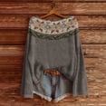 thumbnail image 2 of WTXUE Chandail Rétro Fair Isle Vintage à Imprimé Artistique pour Femmes, Chemisiers Légers, Hauts Boho, Chandails Décontractés à Imprimé Léopard en Tricot, Chandail à Manches Longues à Col Rond, Hauts Bohémiens, Café m, 2 of 3