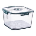 thumbnail image 1 of Binwennn Small Glass Container with Dorm Food Storage Fresh Produce Vegetable Fruit Storage Containers With Recording Fridge Storage Container Container And Fridge Organizers, 1 of 7