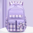 thumbnail image 2 of Ediodpoh Girls School Backpack For Grades 1-6 Lightweight Spine Support Large Capacity Bookbag For Ages 7-16 Light Purple, 2 of 6